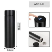 Çelik Dijital Led Sıcaklık Göstergeli Akıllı Termos Matara 400 ml thumbnail 2