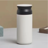 Paslanmaz Çelik Bardak Mug Termos 350 ml  Çift Katmanlı, Sızdırmaz Kapaklı thumbnail 1