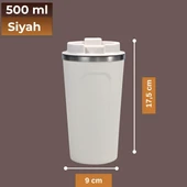 500 ml Paslanmaz Çelik Bardak Termos Çift Katmanlı thumbnail 3