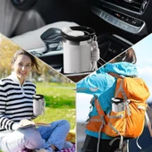 350 ml Paslanmaz Çelik Bardak Termos, Çift Katmanlı, Sızdırmaz Kapaklı thumbnail 7