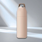 Paslanmaz Çelik Bardak kapaklı, Tutacaklı, Mat Gövdeli Termos 400 ml thumbnail 1