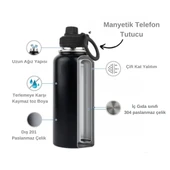 Paslanmaz Çelik Termos 780 ml-Manyetik Telefon Tutuculu thumbnail 10