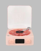 Retro Bluetooth Hoparlör – Yumuşak Gece Lambası ve Saat Göstergeli thumbnail 5