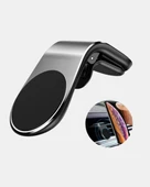 Araç İçi Manyetik Telefon Tutucu Güçlü Klipsli ve 360 Derece Ayarlanabilir thumbnail 2