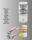 Taşınabilir Şarjlı Katı Meyve Sıkacağı – 45W Güç, 18000 RPM Hız, 400 mL Kapasite thumbnail 5