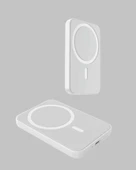 MagSafe Uyumlu Kablosuz Powerbank – Güçlü Mıknatıs, Hızlı Şarj, Kompakt Tasarım thumbnail 2