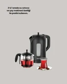 0,9 L Cam Demlik ve 1,7 L Su Haznesi ile Çay Keyfi - 4