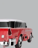 Retro Araba Şekilli Kablosuz Bluetooth Hoparlör thumbnail 5