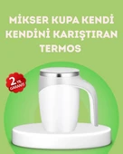 Elektrikli Otomatik Karıştırıcı Kupa – 304 Paslanmaz, USB Şarjlı, Taşınabilir thumbnail 1