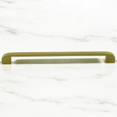 Mobilya Mutfak Çekmece Dolap Dolabı Kulbu Kulpu Kulpları (192 mm - 19.2 cm) Mat Gold Metal thumbnail 3