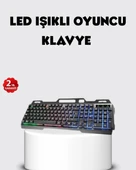 RGB Aydınlatmalı Klavye Mouse Seti – USB Bağlantılı, Türkçe Q, Ayarlanabilir DPI, Ergonomik Yapı thumbnail 1