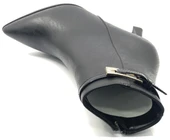 Feles Yanı İnce Taş Tokalı Klasik Sivri Burun Topuklu Kadın Bot thumbnail 5