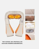 Ergonomik Ovmalı Masaj Aleti – Isıtmalı, Yoğurmalı, Boyun ve Bel Rahatlatıcı Masaj Makinesi thumbnail 2