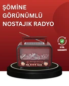 Solar Panelli Alev Işıklı Bluetooth Hoparlör – Çoklu Giriş, Uzun Pil Ömrü thumbnail 1