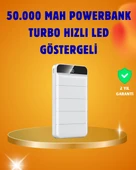 50000mAh LED Göstergeli Taşınabilir Şarj Cihazı thumbnail 1