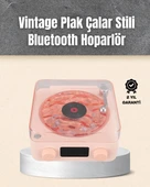 Retro Bluetooth Hoparlör – Yumuşak Gece Lambası ve Saat Göstergeli thumbnail 1