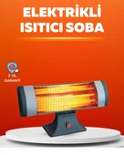Sessiz Çalışan Quartz Tüp Infrared Isıtıcı 1800W thumbnail 1