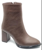 Feles Dikiş Detaylı Klasik Topuklu Kadın Bot thumbnail 7