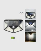 100 LED Güneş Enerjili Bahçe Lambası – PIR Sensörlü, IP65 Su Geçirmez Dış Mekan Aydınlatma thumbnail 5