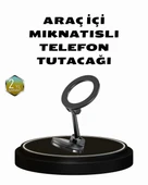 360° Dönebilen Katlanır Manyetik Araç Telefon Tutucu – MagSafe Uyumlu, Kompakt ve Şık Tasarım thumbnail 1