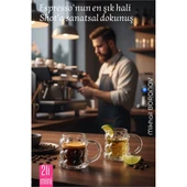 Mini Bubble Espresso & Shot Bardak Borosilikat Cam – 2’li Set (6x5 cm) - 1