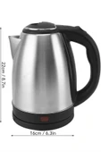 Su Isıtıcı 220 - 240 V Paslanmaz Çelik Kettle Uzun Ömürlü 2000 Watt thumbnail 4