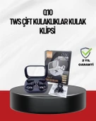 Q10 Dokunmatik Bluetooth Kulaklık – 6 Saat Müzik, Çift Dil, Hızlı Şarj thumbnail 1