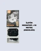 Q10 Dokunmatik Bluetooth Kulaklık – 6 Saat Müzik, Çift Dil, Hızlı Şarj thumbnail 2
