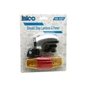 2İN1 BİSİKLET 5 LED FENER - SİNYALLİ STOP LAMBA PİLLİ (5314) - 1