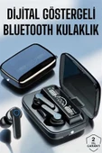 Bluetooth Kulaklık Dijital Göstergeli Kablosuz Uzun Pil Ömrü thumbnail 2