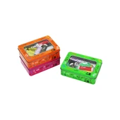 METAL KUTU DİKİŞ SETİ İPLİK - MEZURA - TEKSTİL MAKASI - İĞNE - YÜZÜK (5314) - 1