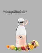 Taşınabilir USB Şarjlı Taze Meyve Suyu Blender thumbnail 4