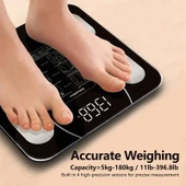 Siyah Akıllı Dijital Baskül FS-550 (5314) - 3