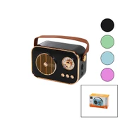 M4 PORTABLE WİRELESS HOPARLÖR - SPEAKER IŞIKLI USB ŞARJLI RENKLİ KASA - BRONZ ÇERÇEVEUSB - DC 5V - TF (5314) - 1