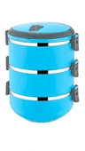 Sefer Tası Yemek Termosu Saklama Kabı Termosu 3lü - Mavi (5314) - 1