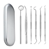 6 Parça Kutulu Ağız Bakımı Diş Bakım Seti Ağız Hijyen Takımı (5314) - 1