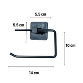 Metal Siyah Tuvalet Kağıtlığı thumbnail 3