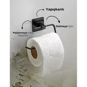Metal Siyah Tuvalet Kağıtlığı thumbnail 2