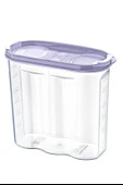 2 Kapaklı Ölçekli Erzak Kuru Gıda Saklama Kutusu Kabı - 1,7 Litre - SA935 (5314) - 5