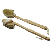 ELE GEÇMELİ - SAPLI AHŞAP SIRT KESESİ DUŞ FIRÇASI LİFİ (5314) - 1