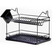 ,EVİM 2 KATLI TABAKLIK SİYAH (5314) - 1