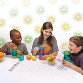 Narenciye Limon Sıkmalı Pratik Detoks Toksin Atıcı Su Matarası Spor Şişesi (5314) - 2