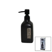 DİKDÖRTGEN SİYAH - DÜZ SERAMİK SIVI SABUNLUK (5314) - 1