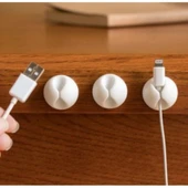 Siyah Beyaz Kablo Sabitleme Klipsi 10'lu thumbnail 3