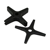 5 ADET SİYAH ARTI MODEL CEZVELİK OCAK KÜÇÜLTÜCÜ EMAYE (5314) - 1