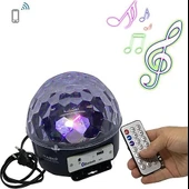 Bluetooth Sd Aux Usb Led Disko Lamba Topu Speaker (5314) - 5
