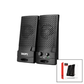 SNOPY SN-510 USB 2.0 MULTİMEDYA 1+1 HOPARLÖR SPEAKER SET 4W (5314) - 1