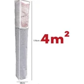 Pencereli Halı Hurcu Toz geçirmez Sağlam Dayanıklı Hurç Organizer 6m² (5314) - 2