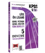 Yargı Kpss Lise Ön Lisans Genel Yetenek - Genel Kültür Tüm Dersler 5 Deneme - 1