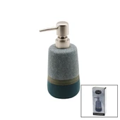 OKYANUS MAVİ - GRİ - KAHVE - MAT DESEN SERAMİK SIVI SABUNLUK (5314) - 1